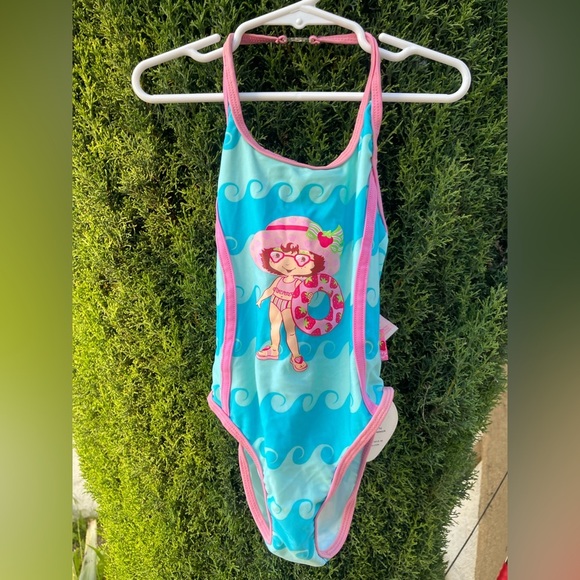 Deadstock Vintage Y2K strawberry shortcake bathing suit - Picture 1 of 7